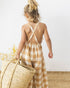 buho/ GINGHAM JUMPSUIT(3y,4y,6y)